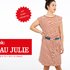 FrauJulie - Lässiges Jerseykleid mit Gürtel