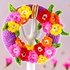 Door Wreath Flower Power - Crochet Pattern