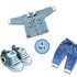 3 PDFs-Spar-Set: Jacke, Hose, Babyschuhe "Jeans"