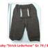 Baby-"Strick-Lederhose" Gr. 74 / 80