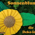 Sonnenblume, der Tischschmuck für den Herbst, eine Häkelanleitung