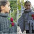 Mädchen Poncho mit Rollkragen Häkelanleitung E-Book / Kostenlos