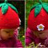 Strawberry Earflap Hat Knitting Pattern