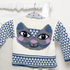 Anton Taddles - Babypullover mit Katzenmotiv