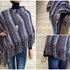 Knitting Pattern: Trendy poncho with fringes