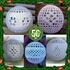 Crochet christmas balls ornament pattern