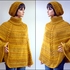 Warmer Poncho - Universalgröße, Strickanleitung für Anfänger