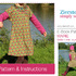 MARIEs dress pattern, sizes 62-104 / 6 mo.- 4/5 yrs.