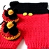 Crochet Baby Patterns Mickey Romper and Shoes, Mickey Baby Boy Crochet Set Pattern