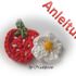 pattern applique Strawberry and flower