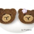 Bear applique pattern for boy or girl