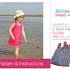 FLORAs dress / tunic top pattern, sizes 110-152 / 5 – 12 yrs.