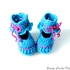 Baby Booties with Bow 