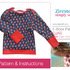 ELIAS´American neckline shirt / longsleeve pattern, sizes 110-152 / 5-12 yrs.