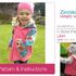 LINAs hooded jacket, sizes 62-104 / 6 mo. – 4/5 yrs. / Instant Download