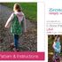 LINAs hooded jacket, sizes 110-152 (5-12 yrs.) / Instant Download