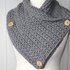 crochet pattern shawl collar with stars