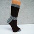 Strickanleitung grau-braune Socken, Gr. 38/39