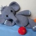 Playful Elephant Bert Amigurumi Crochet Pattern