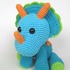 Triceratops Tripi Amigurumi Crochet Pattern 