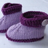 Strickanleitung Babyschuh / Booties Gestrickt mit Häkelkombination