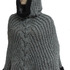 Strickanleitung Cape Poncho mit Kapuze Unisize