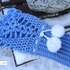 Häkel-Anleitung Pulswärmer "Eisblume" + Mini-Pompon-Tutorial