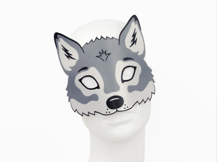 Wolf Maske Zum Ausdrucken Fotos Und Abbildungen