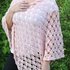 crochet pattern relaxed poncho "like a hug", all sizes