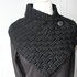 crochet pattern shawl collar "basket pattern"