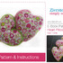 Valentines Day heart-shaped cushion / heart pillow