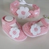 Crochet Babyset Shoes / Headband