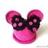 Miss Bow Mouse Crochet Summer Hat 