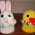 Bunny and Chick Candy Dishes PDF