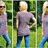 Knitting Pattern for a tunic / top in mesh in all sizes | Tunic ROSE