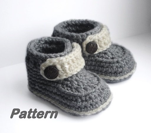 easy crochet baby shoes