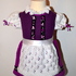 Baby Dirndl * Gestrickt * GR. 62 - 68 * Taufe