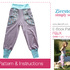 Felixs reversible baggy trousers pattern / unisex, sizes 110-152 (5-12 yrs.