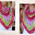 crochet pattern triangle scarf "Barbados"