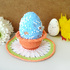 Daisy Easter Decoration Pattern, Crochet Easter Basket, Crochet Egg Holder, Easter Cup, Easter gifts, Crochet daisy, Pdf Pattern