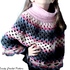 Crochet Poncho Pattern, Women Ponchos, Granny Square Pattern, Poncho Crochet Pattern Child - Women size