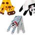 Set 3 in 1: Schal "Kater", "Giraffe", "Panda"