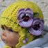 Pansy Baby Hat Crochet Pattern