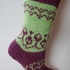 Strickanleitung für Socken mit Knospenmuster in Gr. 38/39