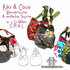 Kiki & Coco Umhängetasche Beutel Wendetasche Tasche Shopper 2 Kombi E-Books