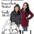 Jeannie *** E-Book Kragen-Hoody Mini-Kleid Nähanleitung mit Schnittmuster Gr. XS-XXXL von firstloungeberlin