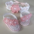 Crochet Babyset FlipFlops / Headband