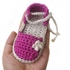 Crochet baby espadrilles