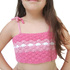 Crochet Summer Top Pink Shell, Girls beach top, Girls summer top, Baby summer top, Beach top, Bustier