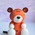 Tiger amigurumi crochet pattern. DIY handmade toy.